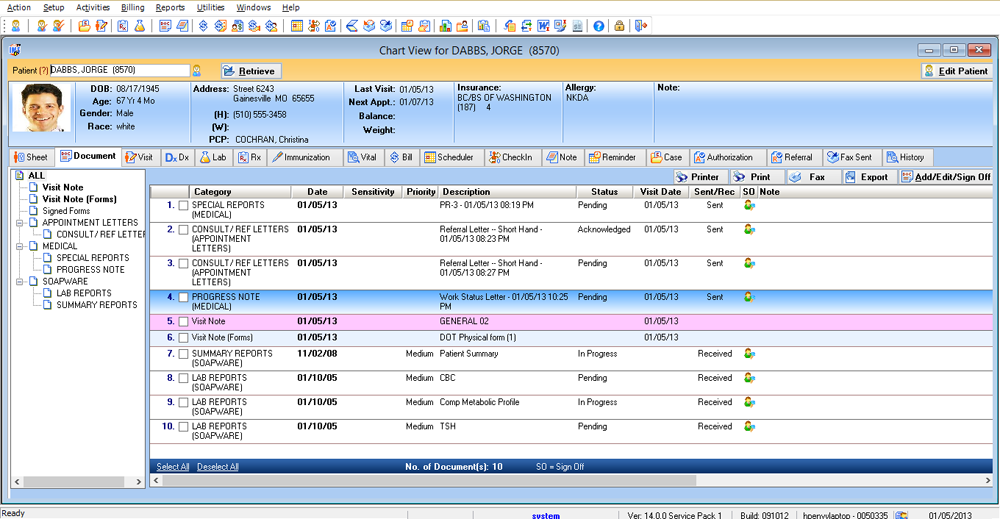 Demo Software For Hospital Management System